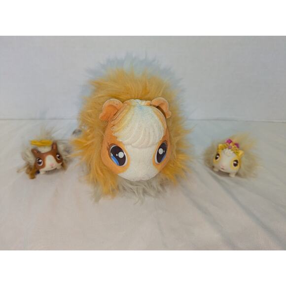 TESTED Little Live Pets MAMA SURPRISE Guinea Pigs Interactive Plush Toy 2 Babies - Picture 9 of 13